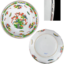 Load image into Gallery viewer, 14pc Rare French Sterling Silver Raynaud Limoges Porcelain Dessert Service, Plates, Large Tray & Bowl