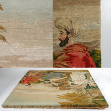 Load image into Gallery viewer, Petit Point Hand Done Needlepoint Tapestry Berlin Wool Needlework Wall Hanging Religious Biblical Scene