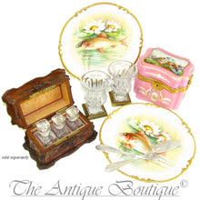Load image into Gallery viewer, 24pc Antique French Sterling Silver PUIFORCAT Fork & Knife Fish Service Flatware Set