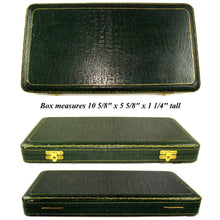 Load image into Gallery viewer, 4pc Antique French .800 Silver Desk Set, Writing Tools, Dip Pen, Letter Opener, Wax Seal