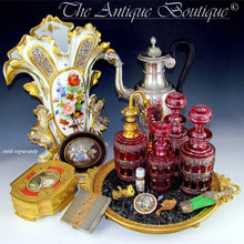 Load image into Gallery viewer, Antique French 18K Yellow Gold & Baroque Pearls Brooch, Enamel Miniature Portrait of Mother & Her Children