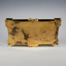 Load image into Gallery viewer, Antique French Art Nouveau Bronze & Marble Inkwell, Inkstand, Signed A. Marionnet