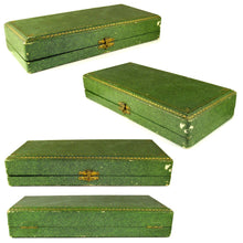 Load image into Gallery viewer, Antique French Napoleon III Empire Cut Crystal & Gilt Bronze Writing Desk Set, Wax Seal & Page Turner