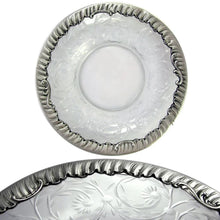 Load image into Gallery viewer, Antique French Sterling Silver Cut Crystal Bedside Carafe Tumble Up