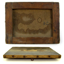 Load image into Gallery viewer, Antique Signed European Painting Hunting Dog & Thistle, Dated 1876