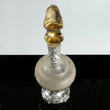 Load image into Gallery viewer, Puiforcat Antique French Sterling Silver Cameo Acid Etched Glass Claret Jug Ewer, Mascaron Face