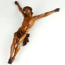 Load image into Gallery viewer, Antique Hand Carved Wood Corpus Christi Jesus Christ Sculpture Figure