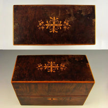 Load image into Gallery viewer, Antique French Tea Caddy Box, Old Paris Porcelain Bottles