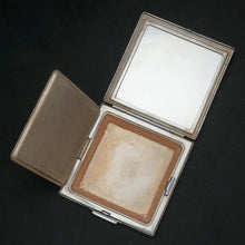 Load image into Gallery viewer, Art Deco Gorham Sterling Silver 14K Gold Sapphires Jeweled Compact Mirror