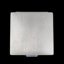 Load image into Gallery viewer, Art Deco Gorham Sterling Silver 14K Gold Sapphires Jeweled Compact Mirror