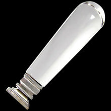 Load image into Gallery viewer, Art Deco Wax Seal Solid Cut Glass Handle Desk Stamp