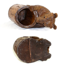 Load image into Gallery viewer, Large 18" Tall Black Forest Style Carved Wood Bear