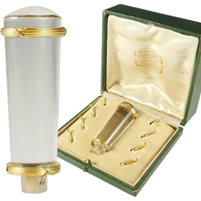 Load image into Gallery viewer, Antique French 18K Yellow Gold & Rock Crystal Parasol / Umbrella 9pc Handle Set