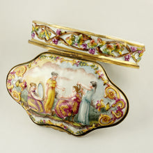 Load image into Gallery viewer, Antique Ernst Bohne Sons German Porcelain Hand Painted Trinket Box