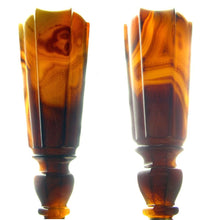 Load image into Gallery viewer, Antique French .800 Silver & Banded Agate Wax Seal