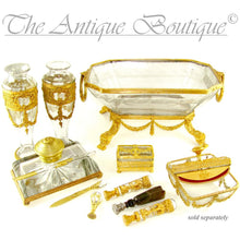 Load image into Gallery viewer, Antique French .800 Silver & Banded Agate Wax Seal