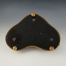 Load image into Gallery viewer, Antique French Chinoiserie Red Lacquer & Porcelain Figures Gilt Bronze Inkwell