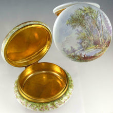 Load image into Gallery viewer, Large Antique French Limoges Enamel on Bronze Jewelry Casket, Box, Signed L. Coblentz, Mother & Child Scene