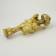 Load image into Gallery viewer, Antique Art Nouveau French Bronze Figural Wax Seal, Butterflies & Rose, Louis Théophile Hingre (1832-1911)