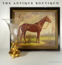 Load image into Gallery viewer, German Equestrian Portrait of a Horse Oil on Canvas Painting by Krämer-Braun (1913-1983)