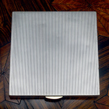 Load image into Gallery viewer, HERMES Paris French 18K Gold & Silver Jeweled Compact Mirror, Ruby Gems, Horse & Carriage Logo