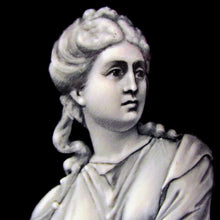 Load image into Gallery viewer, LARGE Antique 19c French Limoges Enamel on Copper Grisaille Portrait Plaque, Framed