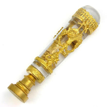 Load image into Gallery viewer, Ornate Antique French Napoleon III Empire Crystal Gilt Bronze Ormolu Wax Seal / Desk Stamp