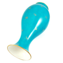 Load image into Gallery viewer, 13" Antique Sevres French Porcelain Turquoise Blue Vase