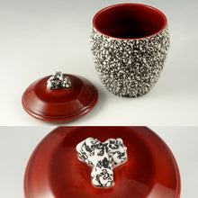 Load image into Gallery viewer, Art Deco Paul Milet Sevres French Ceramic Smoker Set Sang de Boeuf Ox Blood Red Glaze