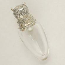 Load image into Gallery viewer, Victorian Sampson Mordan Sterling Silver Owl Perfume Scent Bottle