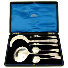 Load image into Gallery viewer, 6pc Antique French Sterling Silver Serving Set, Dessert, Berry & Ice Cream