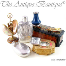 Load image into Gallery viewer, Antique Gorham Sterling Silver Basket Weave Whiskey Spirits Hip Flask