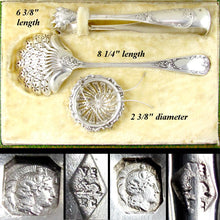 Load image into Gallery viewer, 3pc Antique French Sterling Silver Tea, Coffee & Dessert Serving Set