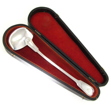 Load image into Gallery viewer, Antique French Sterling Silver Soup Serving Ladle, Original Box
