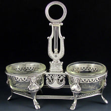 Load image into Gallery viewer, Ambroise Mignerot Antique French Sterling Silver Grand Double Salt Cellar