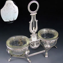 Load image into Gallery viewer, Ambroise Mignerot Antique French Sterling Silver Grand Double Salt Cellar