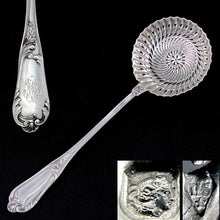 Load image into Gallery viewer, Antique French Sterling Silver Dessert Service & Teaspoon Set