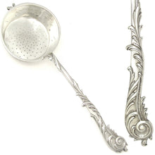 Load image into Gallery viewer, Large Antique French Sterling Silver Tea Strainer by Henri Soufflot