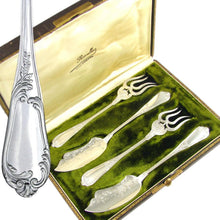 Load image into Gallery viewer, Antique French Sterling Silver Hors d'Oeuvre BonBon Servers