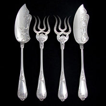 Load image into Gallery viewer, Antique French Sterling Silver Hors d'Oeuvre BonBon Servers