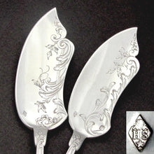 Load image into Gallery viewer, Antique French Sterling Silver Hors d'Oeuvre BonBon Servers