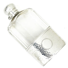Load image into Gallery viewer, Victorian English Sterling Silver Whiskey Hip Flask London 1899