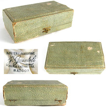 Load image into Gallery viewer, Pair Antique French Sterling Silver Napkin Rings, Neoclassical Foliage & Ribbon