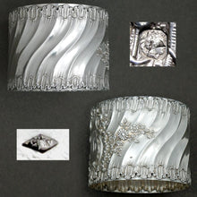 Load image into Gallery viewer, Antique French Sterling Silver Napkin Ring Louis XVI Rococo Motif