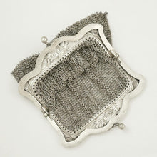 Load image into Gallery viewer, Art Nouveau French .800 Silver Chain Mail Mesh Chatelaine Purse