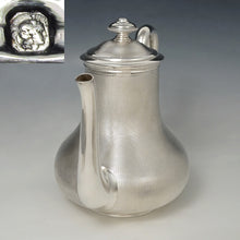 Load image into Gallery viewer, ODIOT - Antique French Sterling Silver Coffee Pot or Teapot in Box, 811.3g