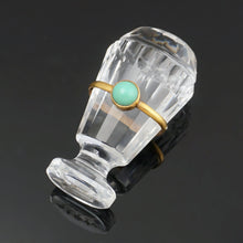 Load image into Gallery viewer, Antique French 18K Gold Wax Seal Rock Crystal Quartz Stone Crown Matrix Stamp