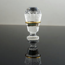 Load image into Gallery viewer, Antique French 18K Gold Wax Seal Rock Crystal Quartz Stone Crown Matrix Stamp