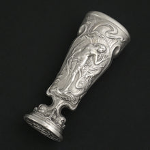 Load image into Gallery viewer, Art Nouveau French .800 Silver Wax Seal, Nude & Dolphins, Firmin Pierre Lasserre