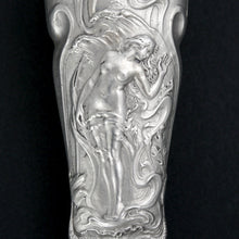 Load image into Gallery viewer, Art Nouveau French .800 Silver Wax Seal, Nude & Dolphins, Firmin Pierre Lasserre